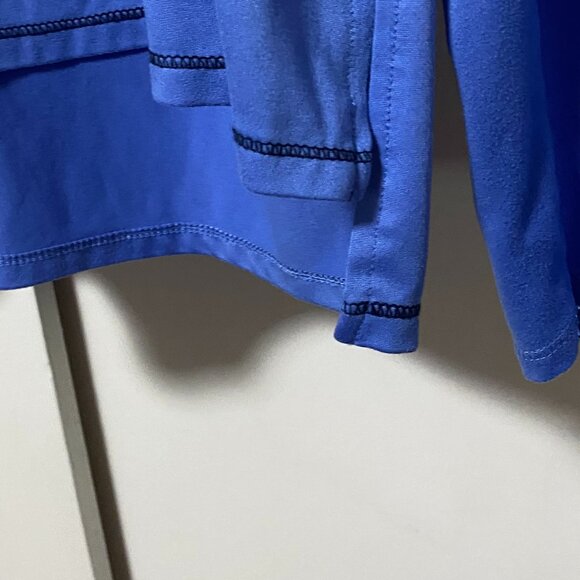 Cuddl Duds, blue/purple long sleeve super comfy tunic, size M - Picture 8 of 11